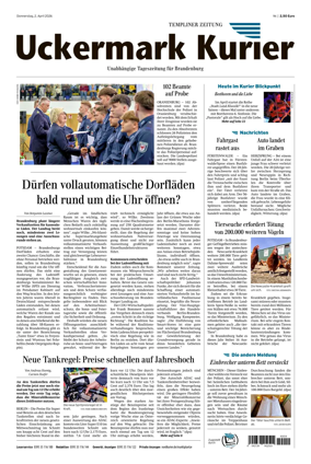 Cover of Templiner Zeitung