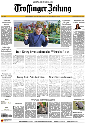 Cover of Trossinger Zeitung