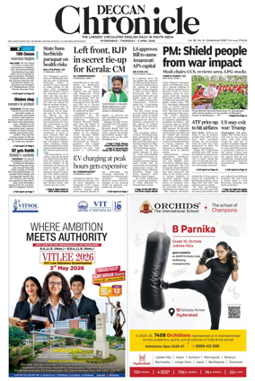 Cover of Deccan Chronicle