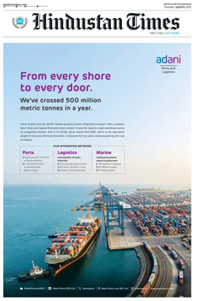 Cover of Hindustan Times (Gurgaon)