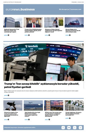 Cover of Euronews Business (Turkish) Compiled Editions