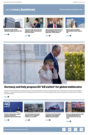 Cover of Euronews Business
