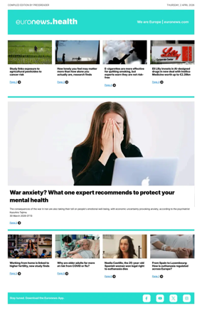 Cover of Euronews Health (English) Compiled Edition