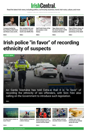 Cover of Irish Central