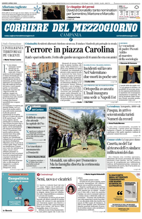 Cover of Corriere del Mezzogiorno (Campania)