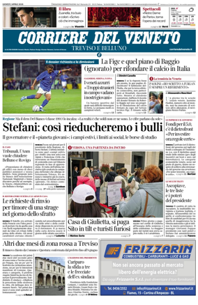 Cover of Corriere del Veneto (Treviso e Belluno)