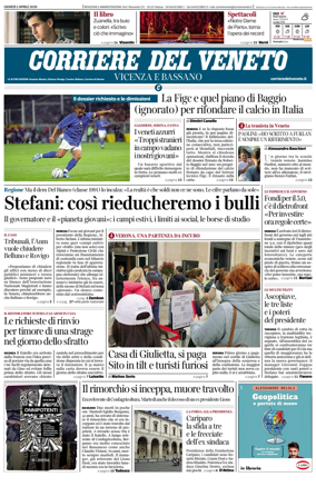Cover of Corriere del Veneto (Vicenza e Bassano)