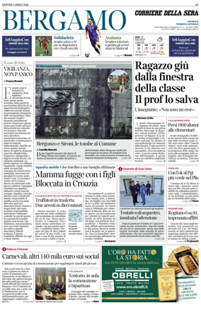 Cover of Corriere della Sera (Bergamo)