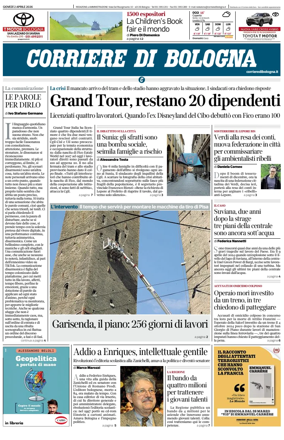 Cover of Corriere di Bologna
