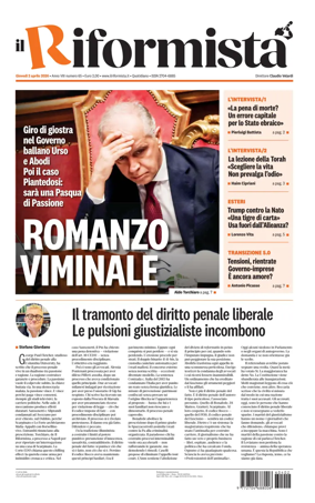 Cover of Il Riformista (Italy)