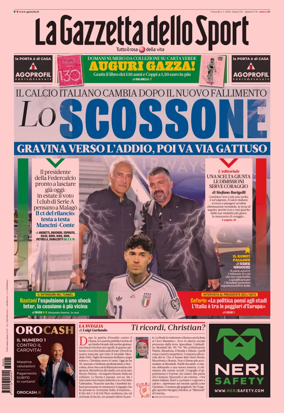 Cover of La Gazzetta dello Sport - Milano