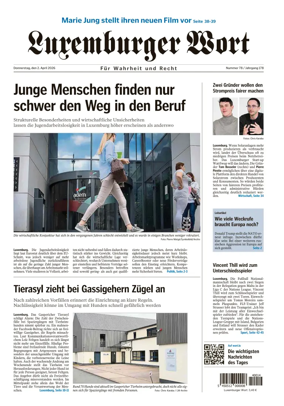 Cover of Luxemburger Wort