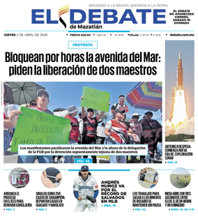 Cover of El Debate de Mazatlan