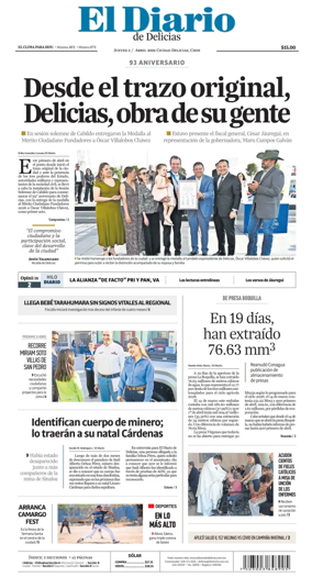 Cover of El Diario de Delicias