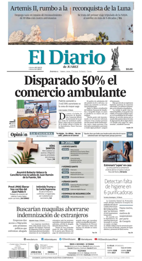 Cover of El Diario de Juarez