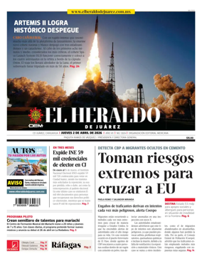Cover of El Heraldo de Juarez