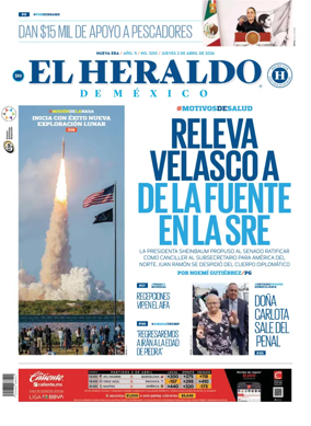 Cover of El Heraldo de Mexico