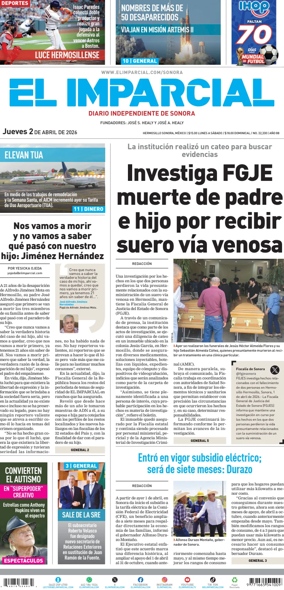 Cover of El Imparcial