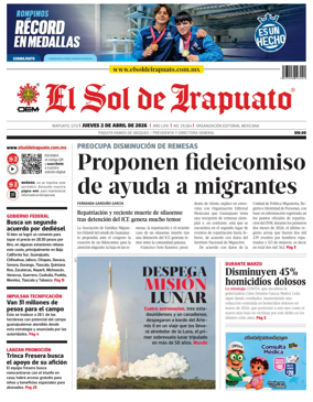 Cover of El Sol de Irapuato