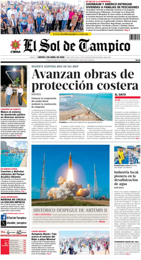 Cover of El Sol de Tampico