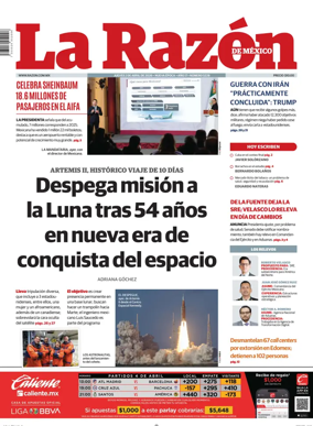 Cover of La Razon de Mexico