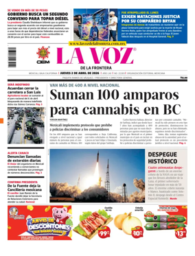 Cover of La Voz de la Frontera