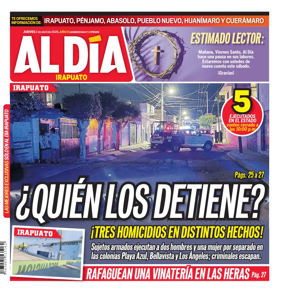 Cover of Periodico Al Dia (Irapuato)
