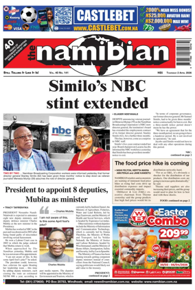 Cover of The Namibian
