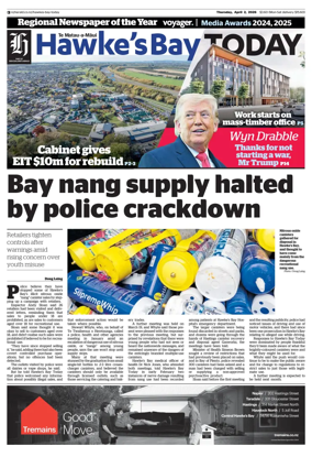 Cover of Hawke's Bay Today