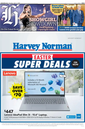 Cover of The New Zealand Herald