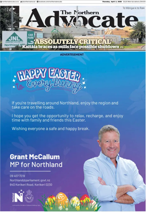 Cover of The Northern Advocate