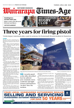 Cover of Wairarapa Times-Age (NZ)