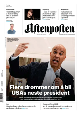 Cover of Aftenposten