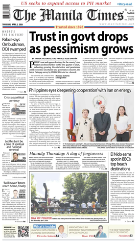 Cover of The Manila Times