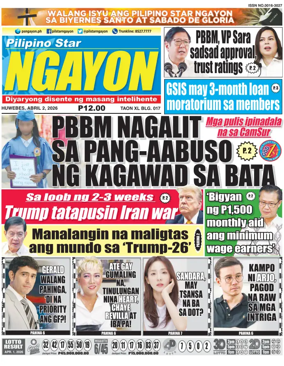 Cover of Pilipino Star Ngayon