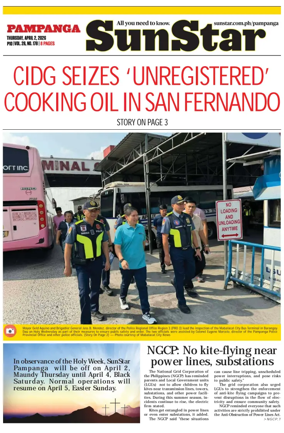 Cover of Sun.Star Pampanga