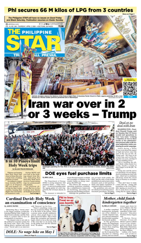 Cover of The Philippine Star