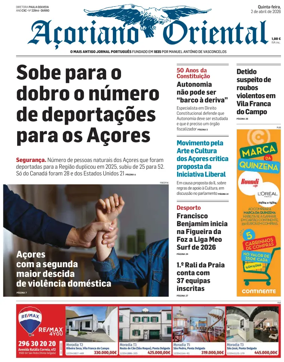 Cover of Acoriano Oriental