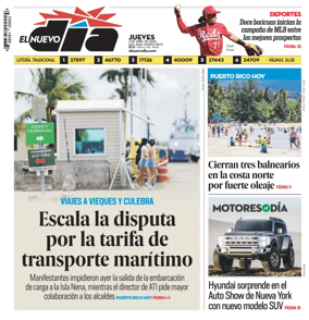 Cover of El Nuevo Dia