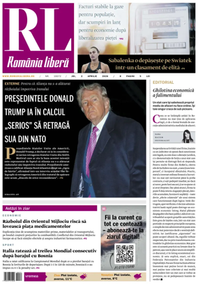 Cover of Romania Libera
