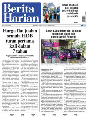 Cover of Berita Harian