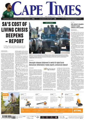 Cover of Cape Times