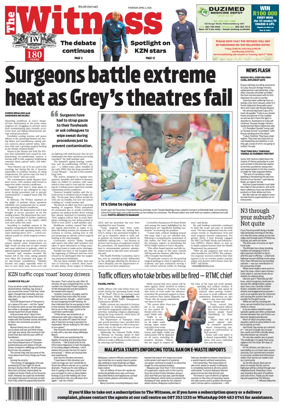 Cover of The Witness (South Africa)