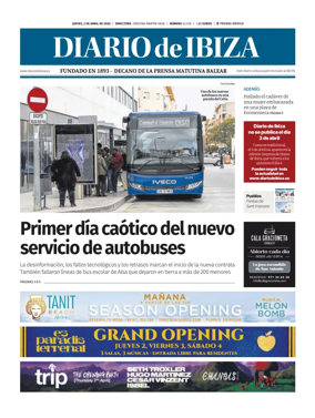 Cover of Diario de Ibiza
