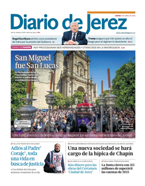 Cover of Diario de Jerez