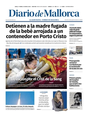 Cover of Diario de Mallorca