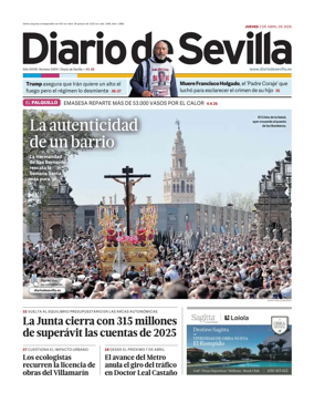 Cover of Diario de Sevilla