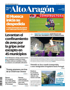 Cover of Diario del Alto Aragon