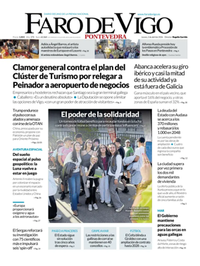 Cover of Faro de Vigo (Pontevedra)