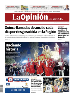 Cover of La Opinion de Murcia